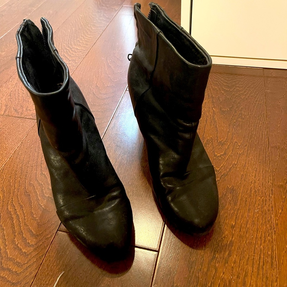 Rag and Bone black booties